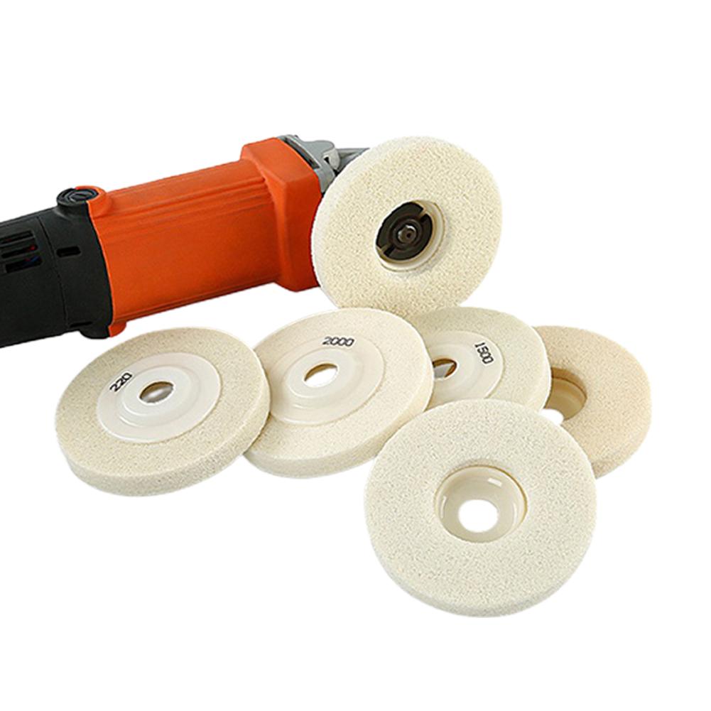 Полировальный круг, 4 дюйма, угловая шлифовальная машина с зернистостью 60-3000, нейлоновое волокно
