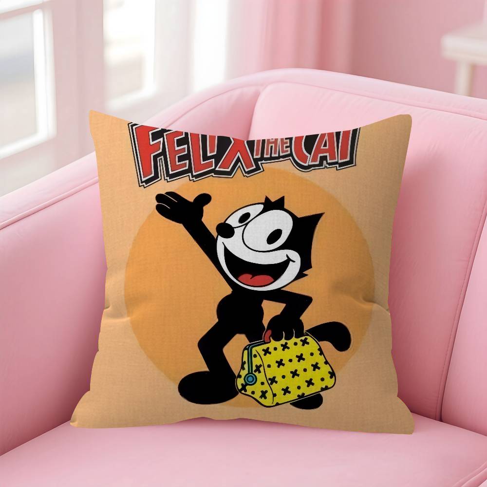Movie FFelix CLASSIC the Cat Cushion Cover Pillowcase Upholstery Sofa Throw Pillow Home Decor Pillowcas