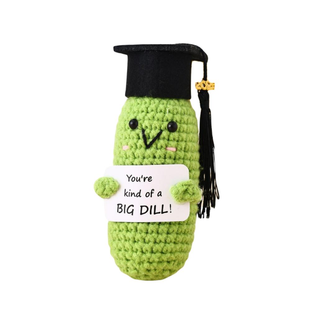 Подарочный набор для выпускного из кукол ручной работы 2025 года — вдохновляющий позитив со шляпами и открытками — забавное кимчи с эмоциями, созданное для девочек, него и мальчиков,