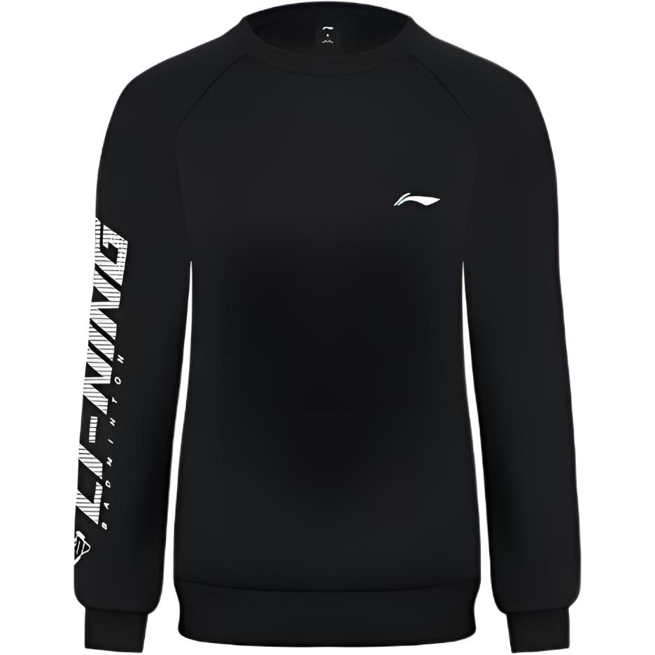 Li Ning Свитшот Коллекция Бадминтон Женский Черный AWDSD44-1