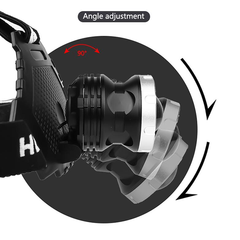 Супер яркий XHP90.2 USB перезаряжаемый светодиодный налобный фонарь XHP70.2 Самая мощная фара для рыбалки, кемпинга, ZOOM, фонарик с аккумулятором 3*18650