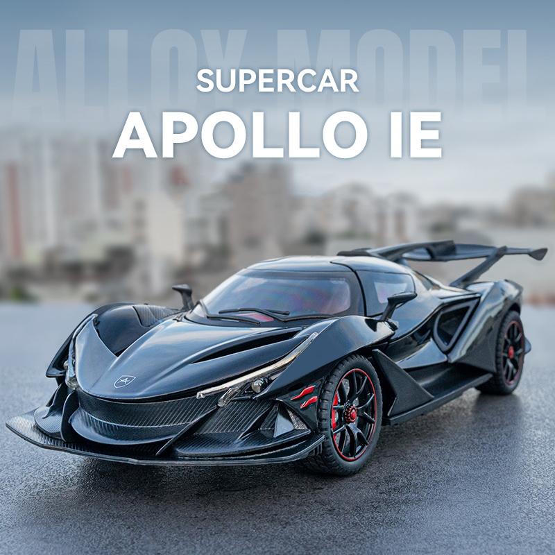 Масштаб 1/24 Apollo IE Суперкар Сплав Лимузин Литая Модель Автомобиля Игрушка Звук Свет Оттянуть Ребенка Подарок на День Рождения Коллекция Домашний Декор