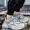 Модные мужские кроссовки на платформе 2025Новые повседневные туфли на толстой подошве Дышащие сетчатые спортивные кроссовки для бега для мужчин На шнуровке Тренировочная обувь Tenis
