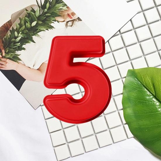 3D цифровая форма для торта силиконовая антипригарная форма для торта с цифрами для тортов высокая