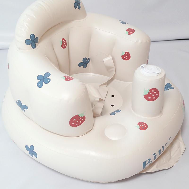Блестящий детский надувной диван для младенцев, детские пуфы, портативные стулья для ванной, многофункциональное сиденье из ПВХ, тренировочный табурет для сидения