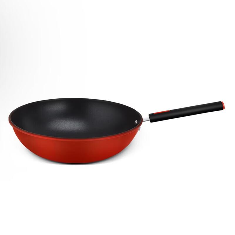 Royalstar 30cm Refined Iron Flat Bottom Wok