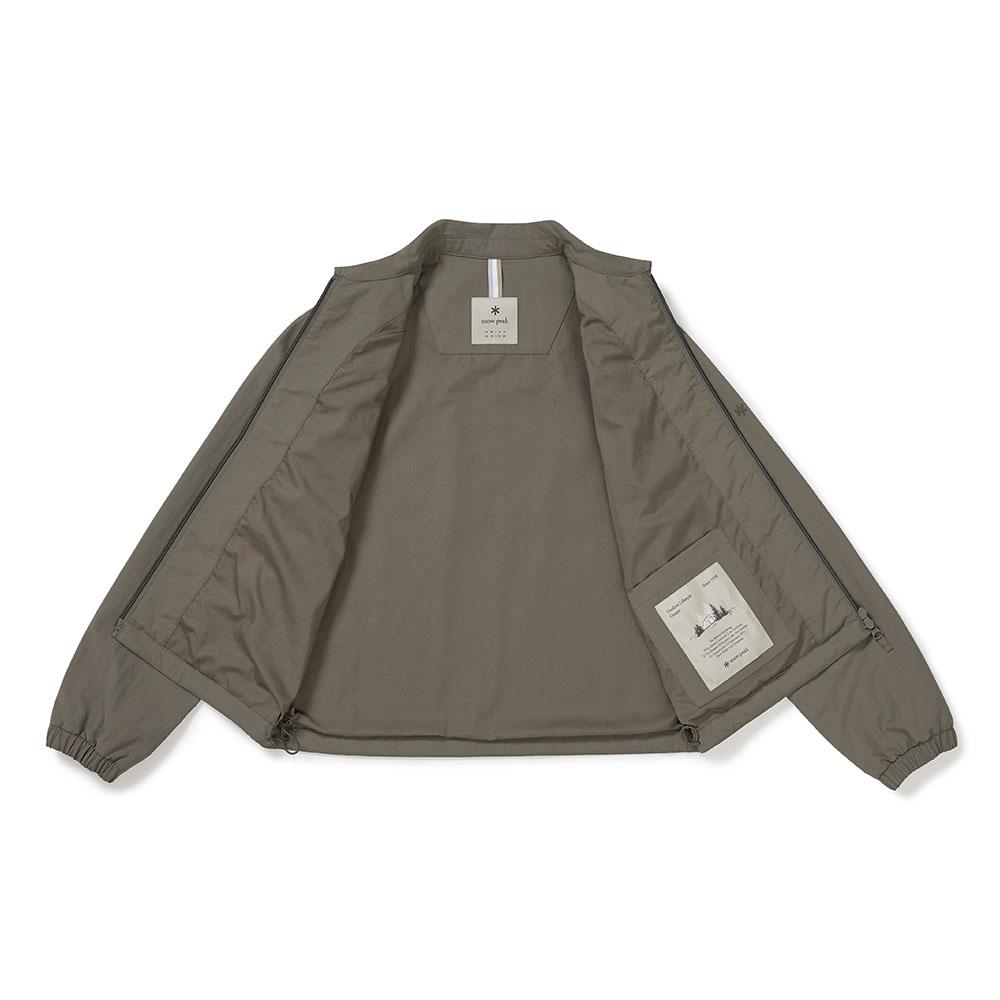 [Snowpeak] Campul Women's Collar Windbreaker Dark Khaki (S24FWCWB17)