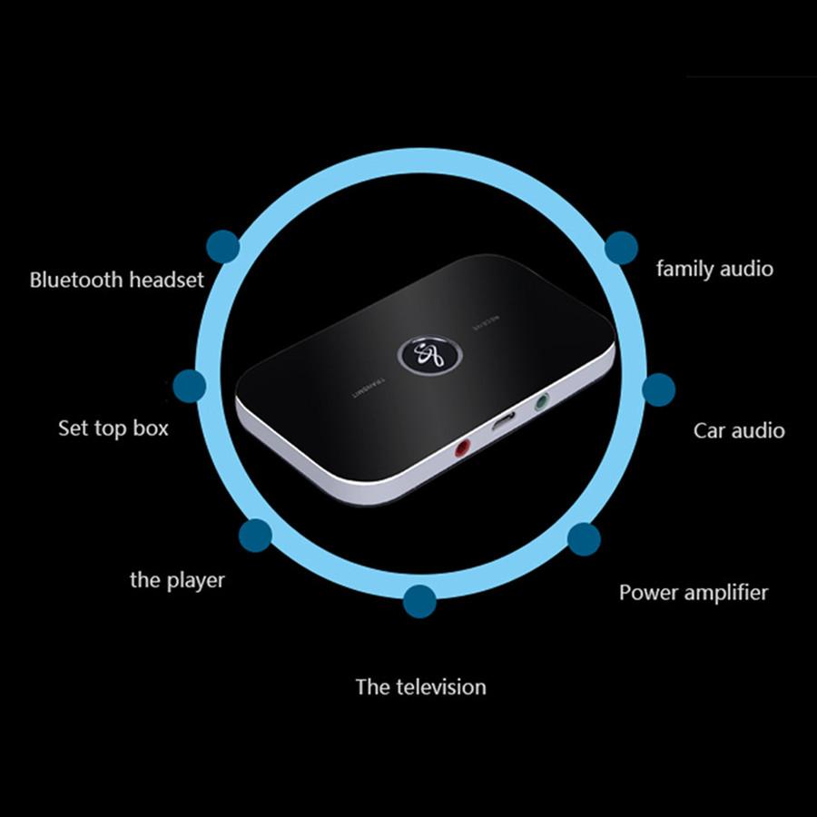 Модернизированный аудиопередатчик Bluetooth 5,0, приемник RCA 3,5 мм, разъем AUX, USB-ключ, музыкальный беспроводной адаптер для автомобильных наушников, ПК, ТВ