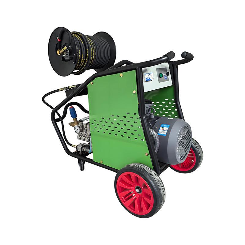 380V 15/22kW High-Pressure Electric Pipe Dredging Machine for Quick Silt Clearing
