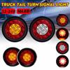 16 Led Car Round Taillights Multifunctional Waterproof 16led For Truck Trailer Lorry Car Accessories Car Round Led Taillights