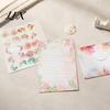 Dreamy Watercolor Theme Paper Letterhead Set, Envelopes Letter And Stickers Kit, Handwritten Correspondence Birthday Messages Stationery Supplies Set