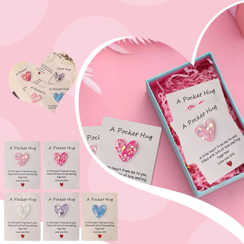 Pocket Hug Heart-Shaped Keepsake  Love Gifts For Girlfriends, Wife, Granddaughter, Daughter's Birthday Gift, For Sisters, Best Friend, Inspirationa