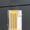100PCS PET Plastic Adhesive Hang Tabs Self-Adhesive Store Retail Hang Tabs  Merchandise Package
