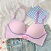 New Japanese dopamine thin underwear set, female sexy small breasts gathered, no steel ring, no trace, upper support bra cover