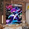 DDeltarune Anime Tapestry Hanging Tarot Hippie Wall Rugs Dorm Home Decor