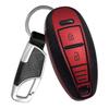 Suzuki Car Key Cover with Key Holder, Leather-like TPU Compatible with SX4 S-CROSS YA22S/YB22S