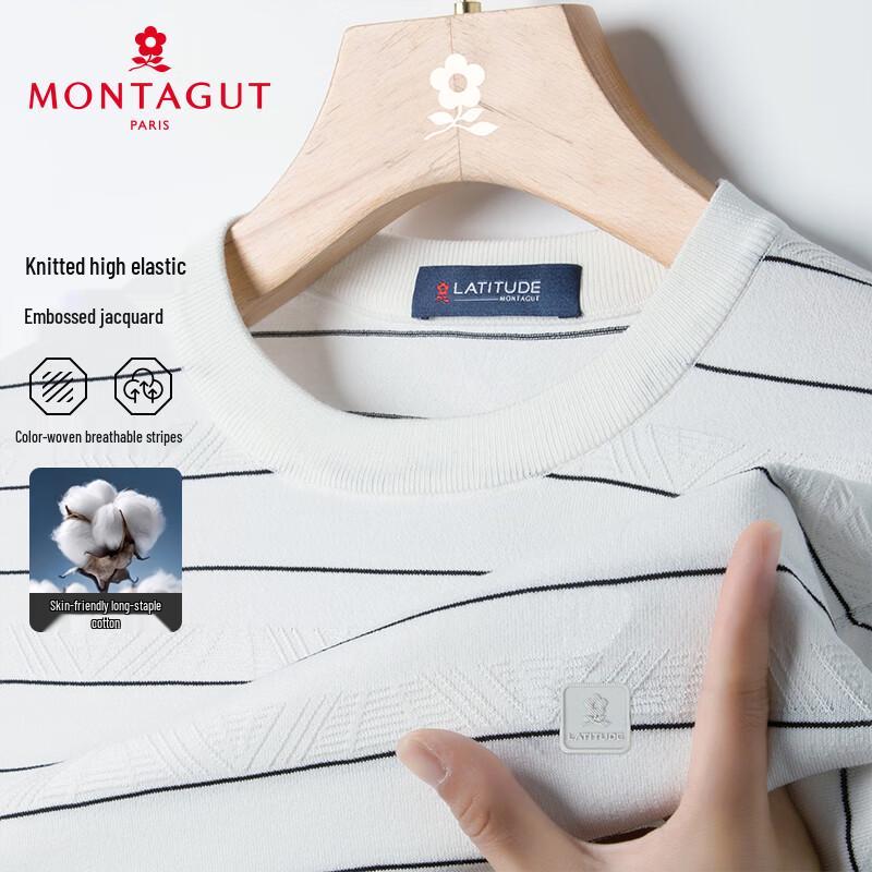 MONTAGUT Men's Summer Short-Sleeve T-Shirt