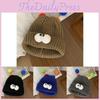 Игривая мультяшная шапка-бини с большими глазами для мужчин и женщин. Доступна в модных цветах. Идеально подходит для холодной погоды.