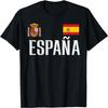Испания Флаг Espana Футбол Футбольный Фан Мужчины Женщины Дети Футболка(1)