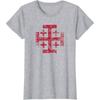 Knight Templar Jerusalem Cross Kingdom of Jerusalem Men T-Shirt Short Sleeve Casual  O-Neck Summer TShirt