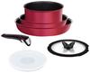 Tefal Набор из 6 кастрюль и сковородок со съемной ручкой и крышкой Ingenio Neo Ruby Excellence Set 6 L66391 Модель 2016 [совместимо с IH]