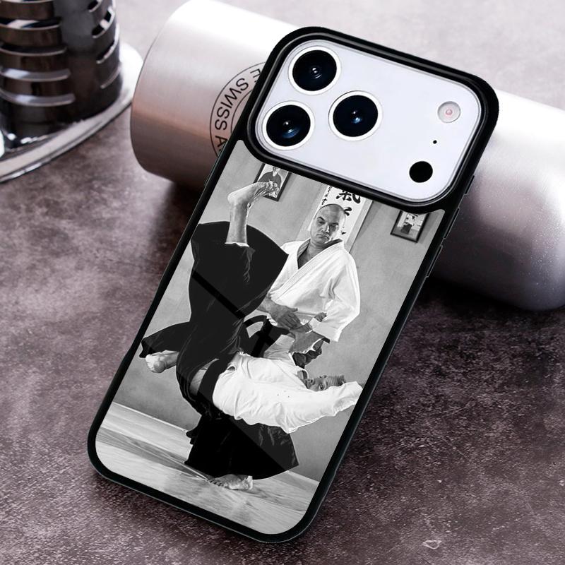 Чехол для телефона Айкидо Японское боевое искусство Для iPhone 17 16 15 14 13 12 11 Pro Max Plus 17Air Мягкий силиконовый чехол