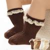 0 to 3 Years Toddler Baby Girls Princess Socks Spring Autumn Clothes Lace Trim Socks Baby Clothing