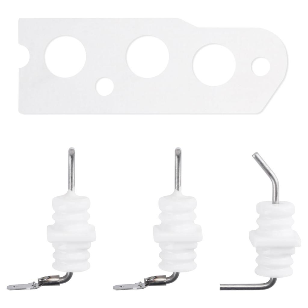 Простая установка Комплект электродов пламени Запасной комплект электродов зажигания Подходит для моделей водонагревателей