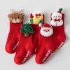 Толстые Теплые Детские Носки Красный Рождественская Елка Снеговик Носок Зимние Детские Носки-Чулки Для Мальчика Девочки