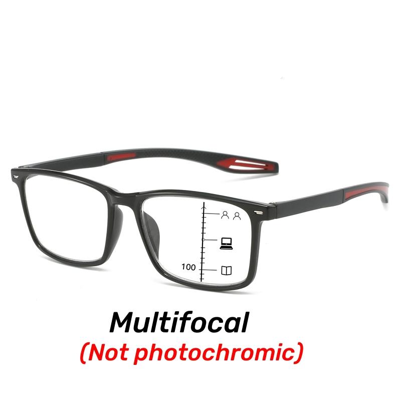 Прогрессивные фотохромные мультифокальные очки для чтения 3 в 1, уличные бифокальные солнцезащитные очки TR90, спортивные антисиние очки для ближнего и дальнего света