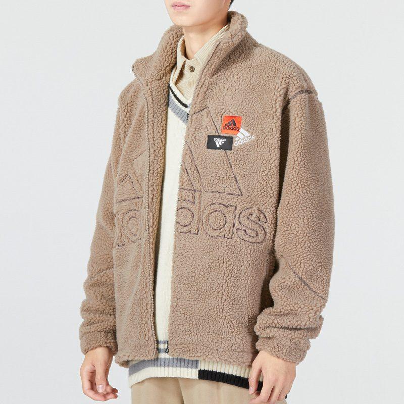 adidas Куртки Унисекс Коричневые Стойка Умеренные Другие HN8954