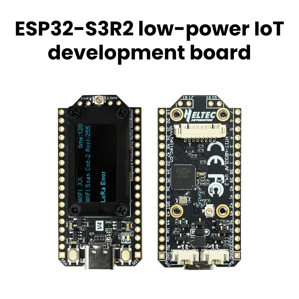 Heltec V4 OLED Solar Powered LoRa 32 Dev-Board ESP32-S3 SX1262 WiFi Bluetooth PSRAM 16MB For Arduino IoT