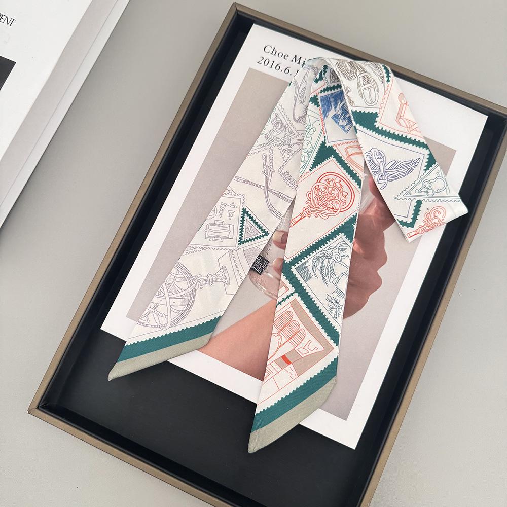 Женская сумка-обертка с твиловой лентой в корейском стиле и шейный платок