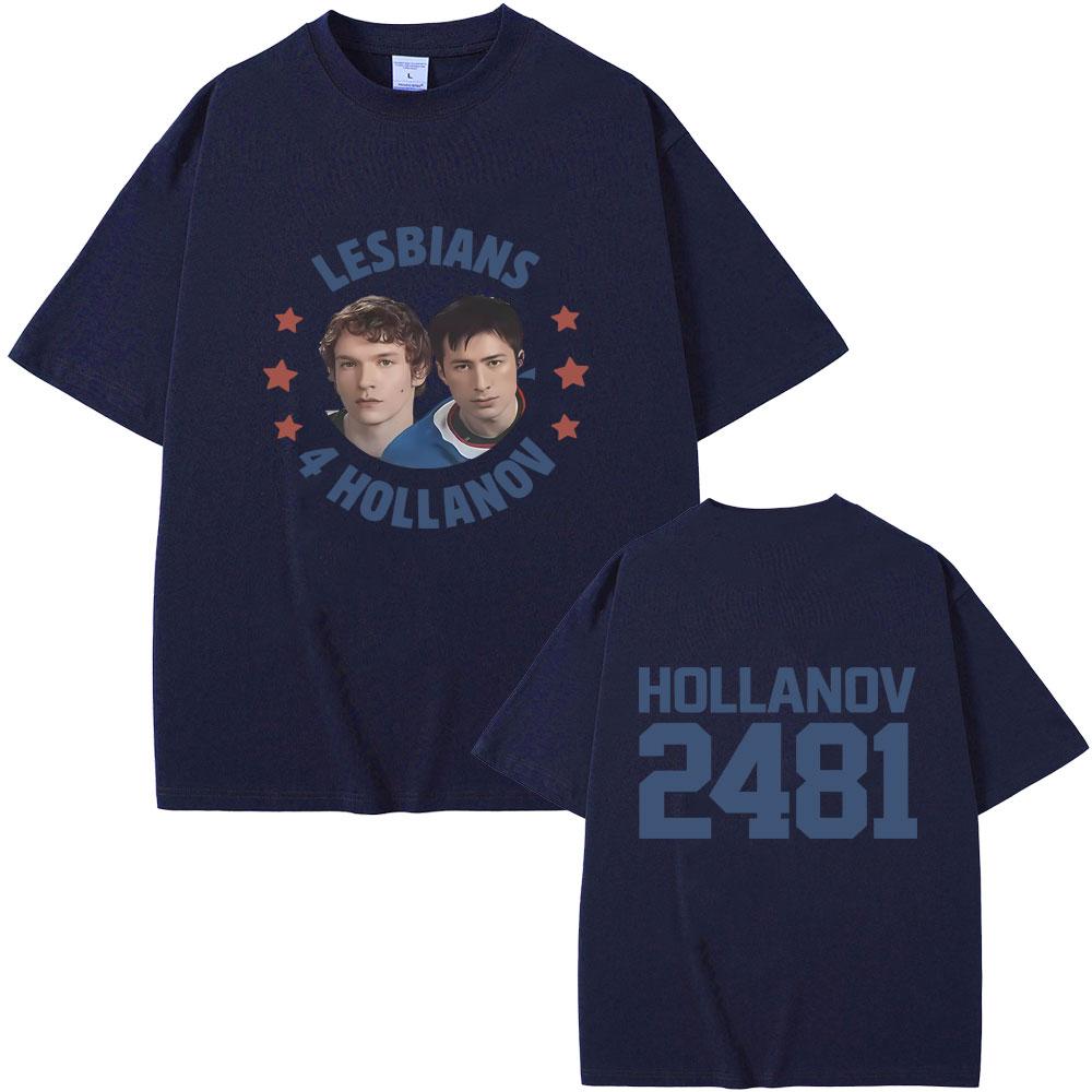 Heated Rivalry Shane Hollander Ilya Rozanov Hollanov 2481 Tshirt Men Women Oversized Streetwear Unisex Vintage T Shirts Tops