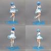20CM Anime Re: Life In A Different World From Zero Figure Rem Ram Transparent Parts Night Fluorescent Action Figure Toy Gift