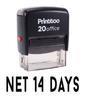 Printtoo NET 14 DAYS Self Inking Rubber Stamp Office Stationary Custom