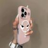 For Apple Magnetic Phone Case Ins Cute Personality Jelly Two-in-one Magnetic Phone Case Simple High-end Magnetic Case