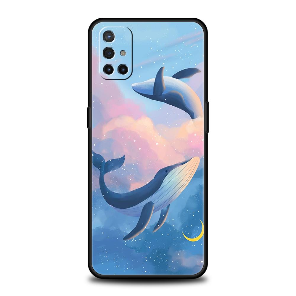 Чехол для телефона для OnePlus 13 12 11 10 9 Pro 9T 13R 12R 10R 9R 9RT 10T 8T 8 Nord 2T CE 2 3 5G N30 Чехол Дельфин Кит Парные Пара