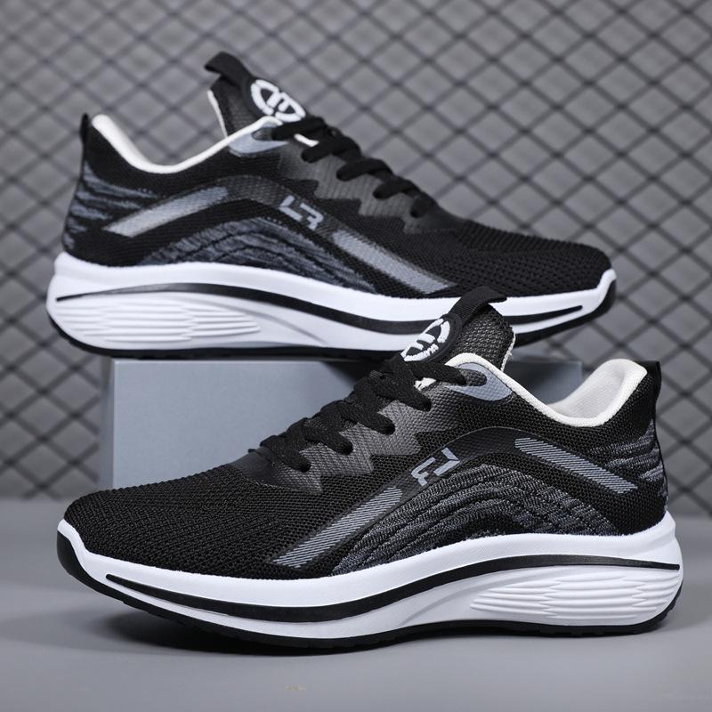 Модная спортивная мужская обувь на толстой подошве, новые летние повседневные кроссовки с дышащей сеткой и поверхностью Tide