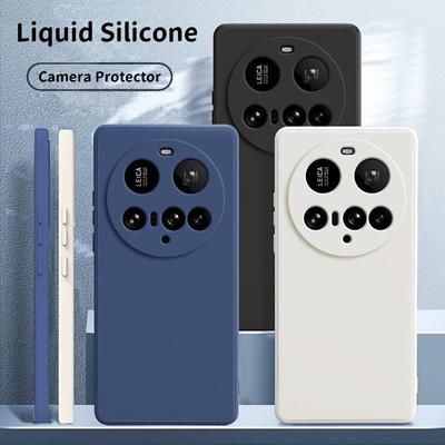 Для Xiaomi 15 Ultra Чехол из жидкого силикона Чехол для Xiaomi 15 Ultra Funda Coque Мягкий ТПУ Защита камеры Чехол для телефона Xiaomi 15 Ultra