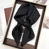 Luxury Print Square Scarf Women Fashion Satin Bandana Lady Shawl and Wrap Headband Scarves Hair Band Neckerchief Hijab