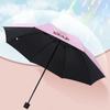 Cartoon Small Fresh Sun Umbrella Weather and Rain Vinyl Umbrella Sun Protection UV Protection Fixed Umbrella