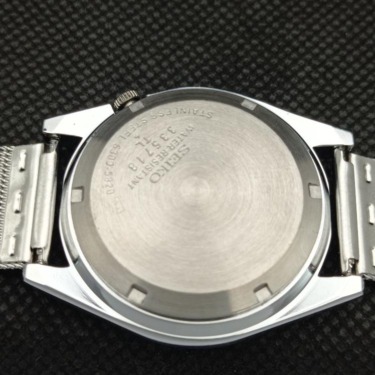 ВОССТАНОВЛЕННЫЕ ВИНТАЖНЫЕ SEIKO 5 АВТОМАТИЧЕСКИЕ 6309A ЯПОНИЯ МУЖСКИЕ ЧАСЫ D/D ЧЕРНЫЕ a318621-2