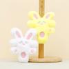 Adorable Plush Lucky Rabbit Keychain Cute Stuffed Toy Short Plush Bunny Doll