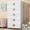 Double-Door Transparent Storage Cabinet for Shoes, Bedroom, Living Room, and Snacks