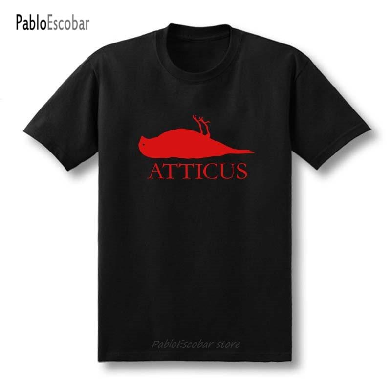 New Atticus Brand Dead Bird Logo Tshirt Unisex Alternative Casual Short Sleeve T Shirt Top Tees Camisetas Masculinas
