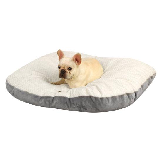 Dog Bed Mat Double-sided Cat Sleeping Pad Pet Cushion with Removable Washable Cover Supportive Pet Bedding for Floor Crate