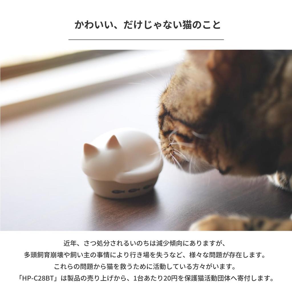 Radius Radius Completely Wireless NEKO True Wireless Earphones Bluetooth Compatible Fully Wireless Left and Right Separated Type AAC Lightweight Cat