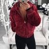 Женское зимнее пальто, однотонное, с рукавами-молниями, кардиган, длинный, с капюшоном, толстый, теплый, с застежкой-молнией