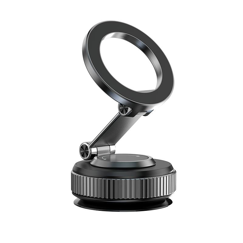 2026 New Trending Magnetic Alloy Vacuum Suction Mobile Phone Stand for Car Dashboard & Desk
